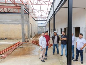 Obras do Conservatório de Música de Arapiraca avançam em nova etapa