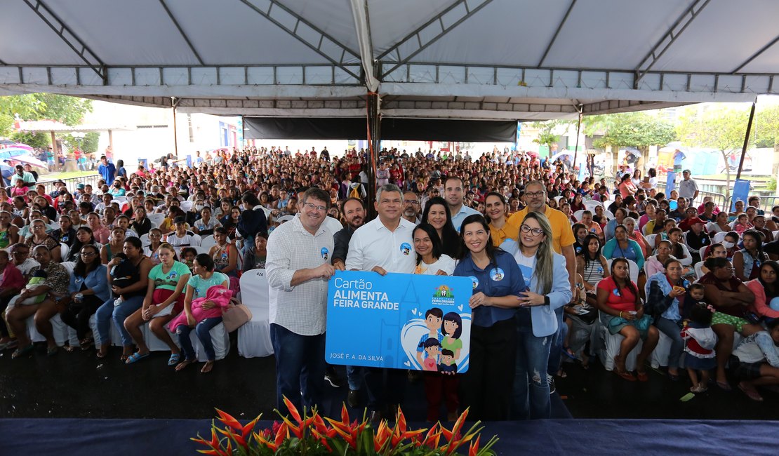 Cartão Alimenta Feira Grande é lançado para mil famílias da cidade