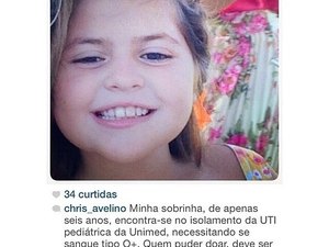 Criança internada na Unimed  necessita de doação de sangue O+