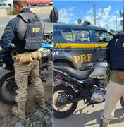 PRF recupera três veículos roubados e prende suspeitos de receptação em Alagoas