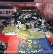 Homem é detido após descoberta de R$ 400 mil em maconha armazenada em freezer em Marechal Deodoro