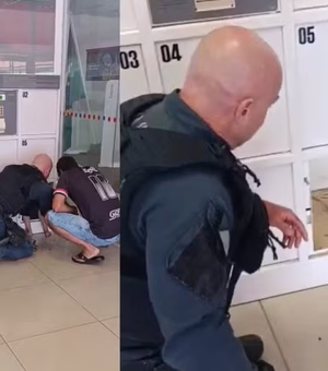 Criança de três anos fica presa em armário de banco em Mato Grosso do Sul