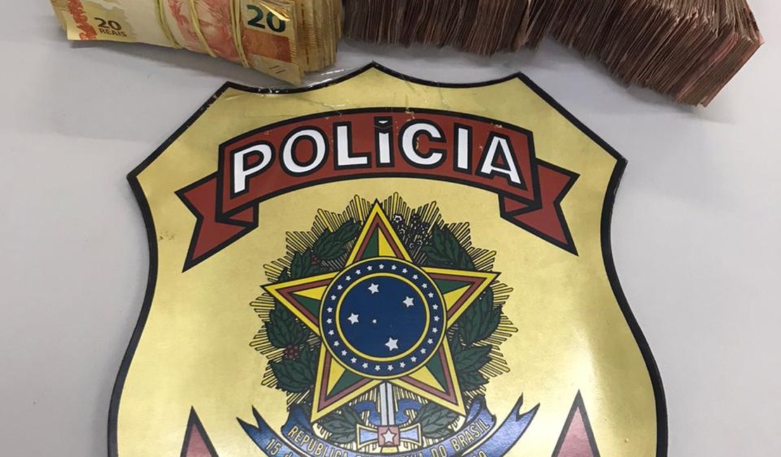 [Vídeo] PF apreende alta quantia de dinheiro em empresa de segurança privada em AL