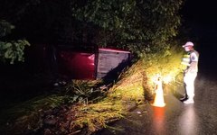 Condutor capota veículo e morre em São Luís do Quitunde
