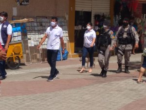 PM e Vigilância Sanitária realizam operação Covid 19 em Palmeira dos Índios