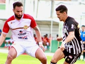 ASA perde jogo contra o Juazeirense-BA nos pênaltis e está fora da Copa do Nordeste