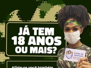 Jovens a partir de 18 anos já podem se vacinar contra a covid-19, em Porto Calvo