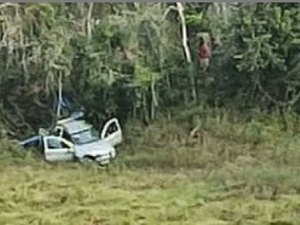 Motorista de Arapiraca cochila ao volante e veículo cai em ribanceira no Distrito de Pindorama em Coruripe