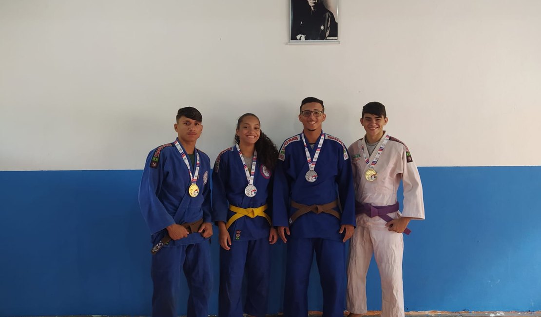 Associação de Judô de Palmeira dos Índios garante 8 medalhas no campeonato alagoano