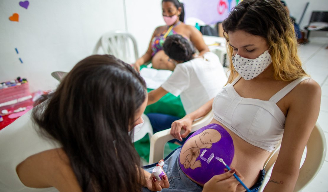 Gestantes atendidas pela Assistência e Saúde têm dia especial no Cras Dom Adelmo