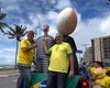 Bonecos de Lula e Moraes marcam protesto na orla de Maceió neste domingo (03)