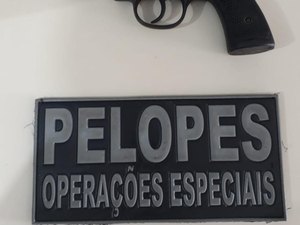 Arma de fogo é apreendida durante abordagem na cidade de Taquarana