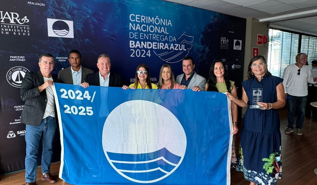 Porto de Pedras recebe prêmio nacional em cerimônia do Bandeira Azul