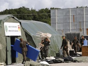 Hospital de Campanha do Exército começa a funcionar neste domingo