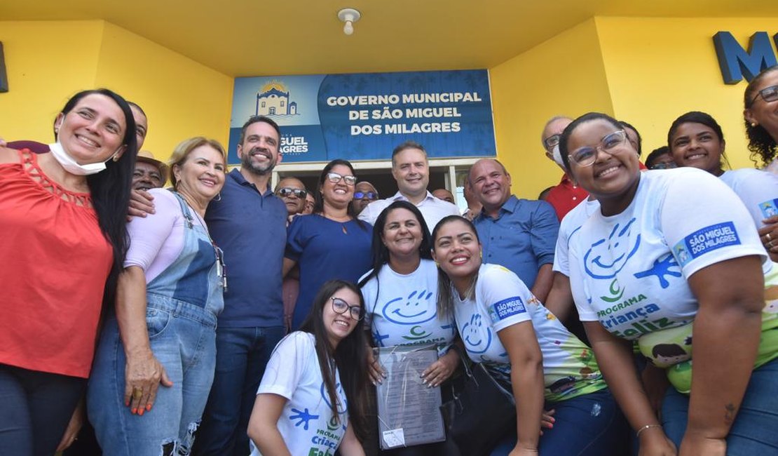 Governo autoriza creche CRIA em São Miguel dos Milagres e entrega equipamentos no Litoral Norte