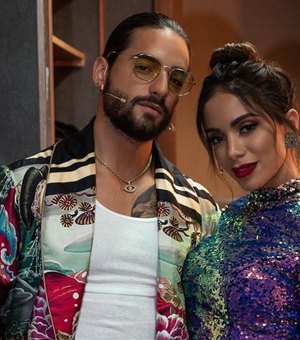 Maluma e Anitta estão muy amigos na divulgação de La Voz México