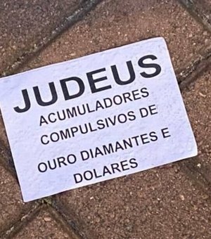 Polícia apura ofensas a judeus em panfletos jogados em ruas no Rio