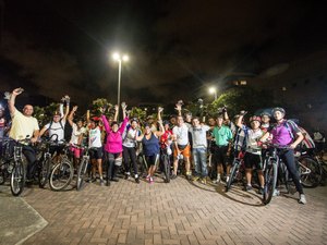 Passeio ciclístico inicia programação da Semana Nacional do Trânsito
