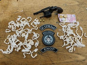 Adolescentes são detidos com arma e drogas em Colônia Leopoldina