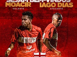 Reforços do CRB , Moacir e Iago Dias já treinam com o grupo