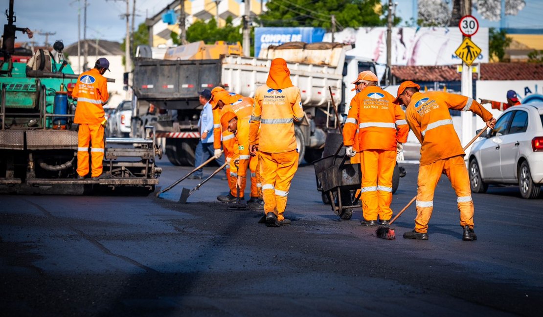 Prefeitura intensifica requalificação de principais corredores de transporte de Maceió