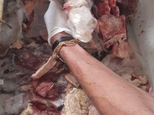 Vigilância Sanitária apreende 60 kg de carnes estragadas na Ponta Grossa