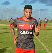 Cleiton Xavier vive expectativa de estrear pelo CRB no jogo contra o Brasil de Pelotas-RS