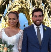 Solange Almeida se casa com Leandro Andriani em cerimônia ao ar livre