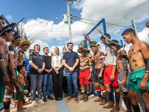 Lucas Santos e Paulo Dantas inauguram escola e creche para comunidades tradicionais de Traipu