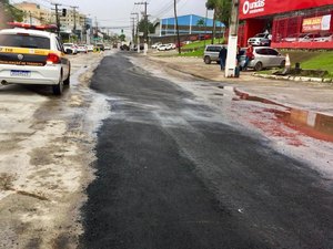 Avenida Gustavo Paiva é liberada para tráfego de veículos após obras de desobstrução