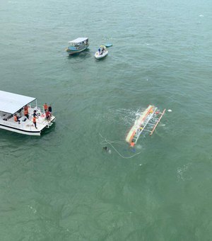  Catamarã que naufragou em Maragogi estava irregular, diz promotora
