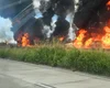 Após explosão de  caminhão-tanque, trecho da rodovia BR-101 é liberado pela PRF