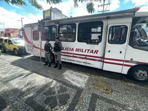 3° BPM instala base comunitária móvel no Centro de Arapiraca