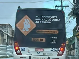 Campanha contra importunação sexual nos ônibus é lançada na capital