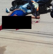 Crime: jovem não identificado é morto a tiros enquanto pilotava motocicleta