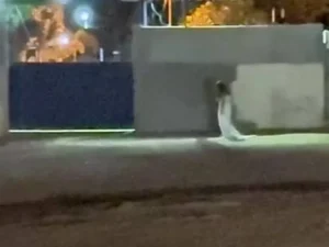 'Noiva' aparece em frente a cemitério e intriga cidade de Goiás