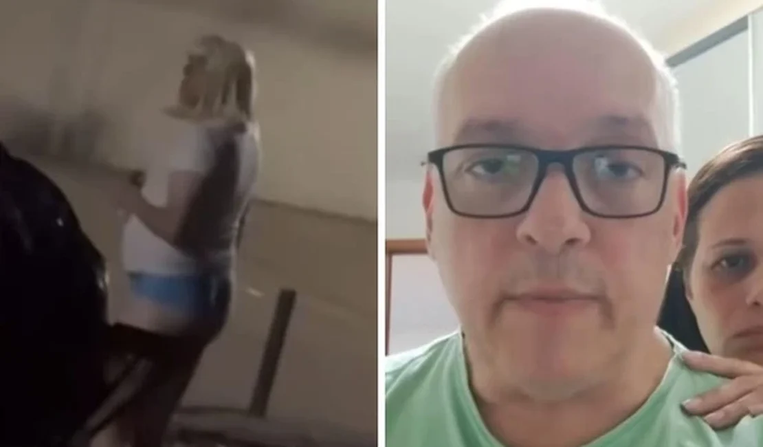 Pastor é flagrado de calcinha e peruca loira em frente a bar