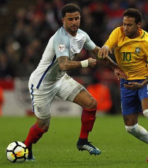 Em 1º teste contra grande Europeu, Brasil não sai do zero com desfalcada Inglaterra