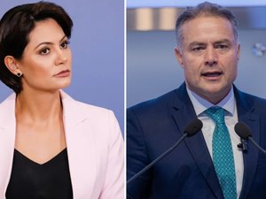 Em novo embate, Michelle Bolsonaro chama Renan Filho de ‘Pinóquio de Alagoas’