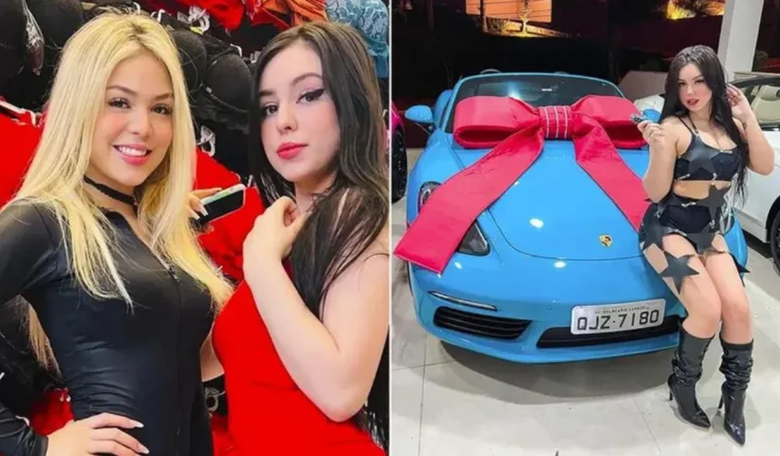 Bella Angel, irmã de Mc Melody, ganha carro de luxo avaliado em R$ 520 mil