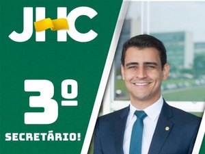 JHC é eleito como 3º Secretário da Mesa Diretora da Câmara