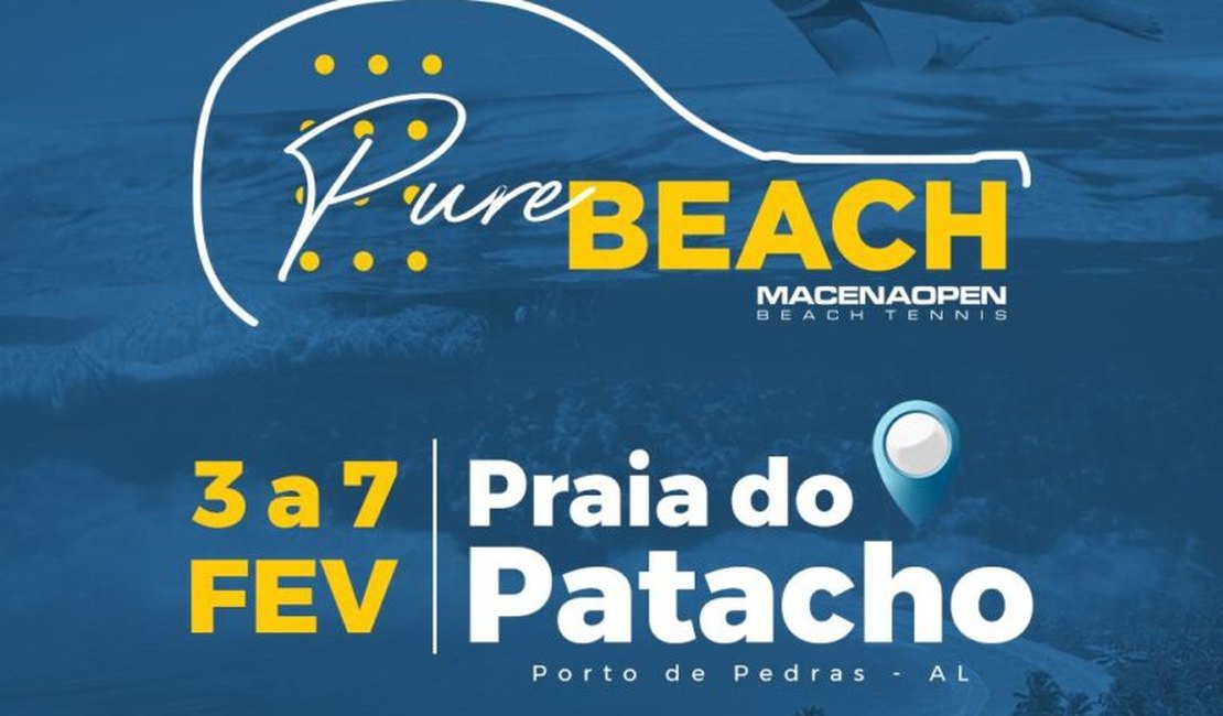 Porto de Pedras receberá torneio de Beach Tênis mais sustentável do mundo