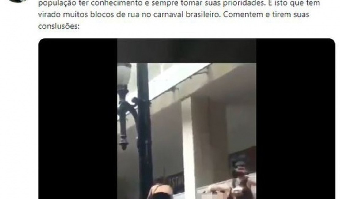  Bolsonaro posta vídeo com pornografia, e conteúdo tem acesso restringido 