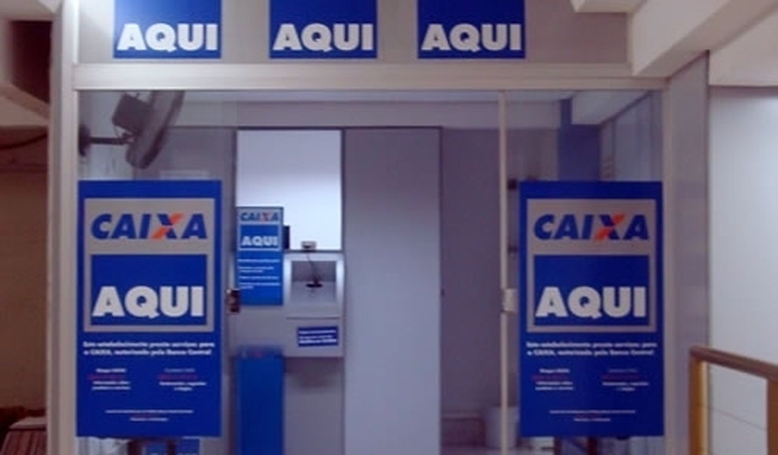 Bandidos usam marreta para roubar terminal do Caixa Aqui