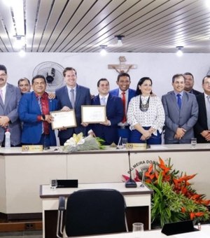 Deputado Federal Marx Beltrão recebe título de Cidadão Honorário da Câmara Municipal de Palmeira dos Índios