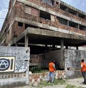 Defesa Civil vistoria prédio que pegou fogo em Mangabeiras