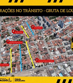 Departamento de Trânsito vai reordenar vias no bairro Gruta de Lourdes