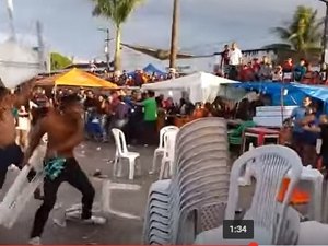 [Vídeo] Nova confusão durante Festa de Bom Jesus dos Navegantes