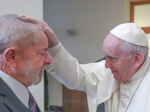Papa Francisco se encontra com Lula no Vaticano