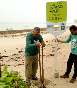 IMA instala placas display nas praias de São Miguel dos Milagres